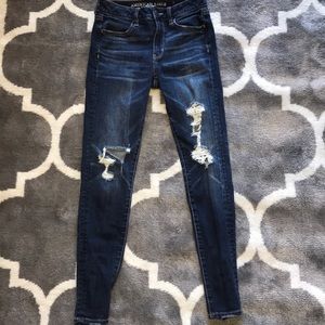 American Eagle Super Stretch Dark Wash Jeans
